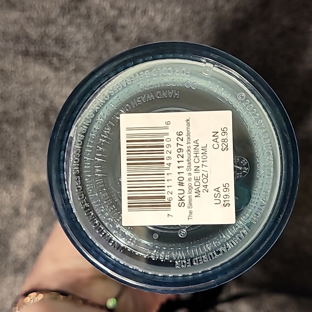 🎉HPx3🎉 Starbucks Mermaid Scale Iridescent Acrylic Tumbler - Picture 5 of 5